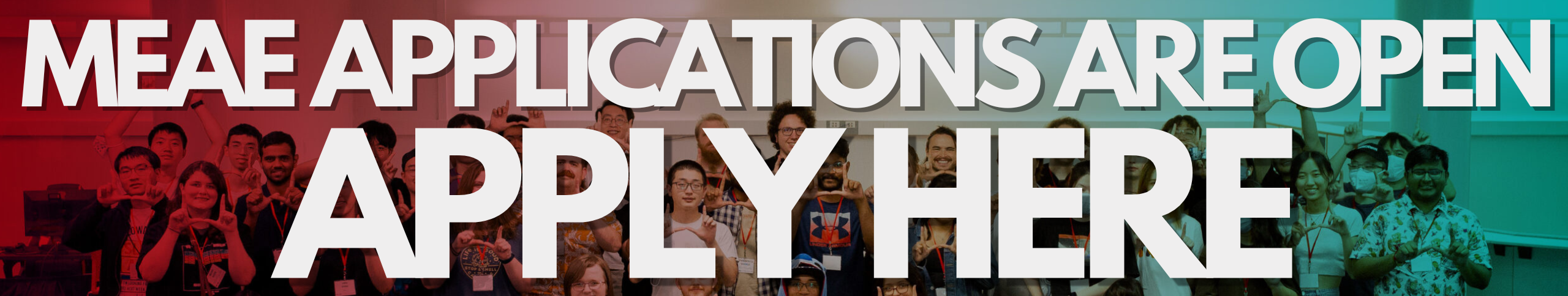 MEAE Applications are open! Click here to apply.